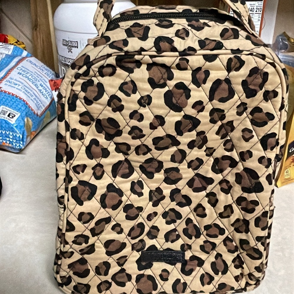 Vera Bradley Leopard Print lunch bag